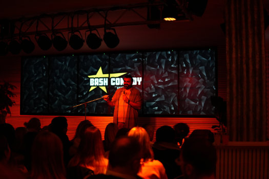 Moderator und Comedian Bashaar Baker